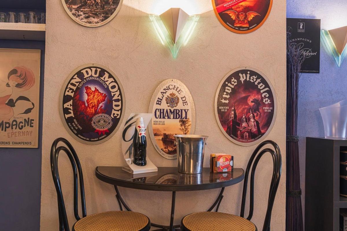 Villa Bar A Bulles - Ancien Comptoir Transforme Reims Esterno foto